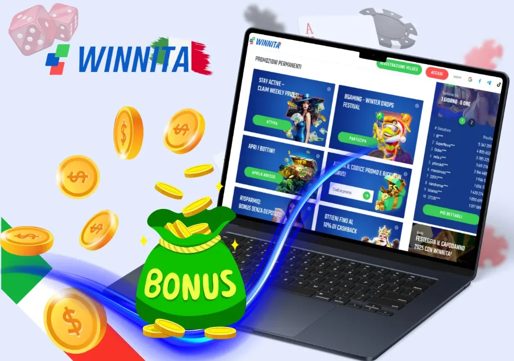 Metodi pagamento winnita app mobile depositi prelievi
